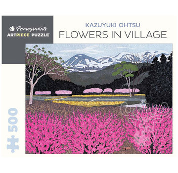 Pomegranate Pomegranate Ohtsu, Kazuyuki: Flowers in Village Puzzle 500pcs