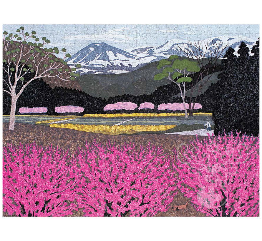Pomegranate Ohtsu, Kazuyuki: Flowers in Village Puzzle 500pcs