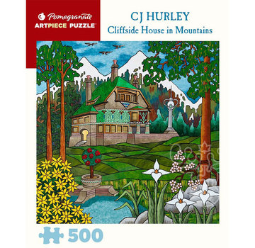Pomegranate Pomegranate Hurley, CJ: Cliffside House in Mountains Puzzle 500pcs
