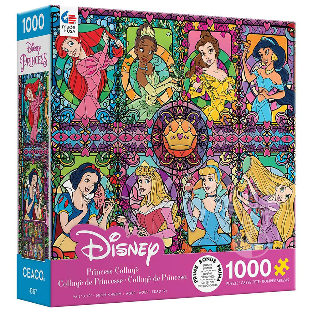 Copy of Disney Fine Art 1000 Piece Puzzle - Princess Collage - Gumdrop Lane  Inc