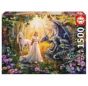 Educa Borras Educa Dragon, Princess and Unicorn Puzzle 1500pcs