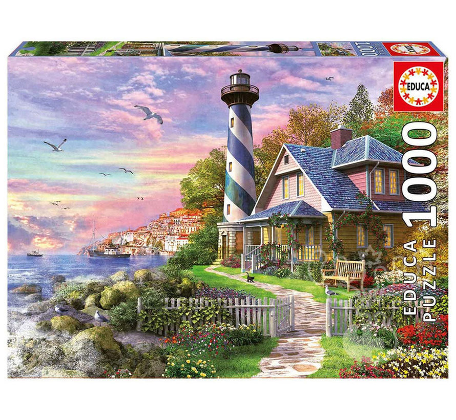 Educa Lighthouse at Rock Bay Puzzle 1000pcs