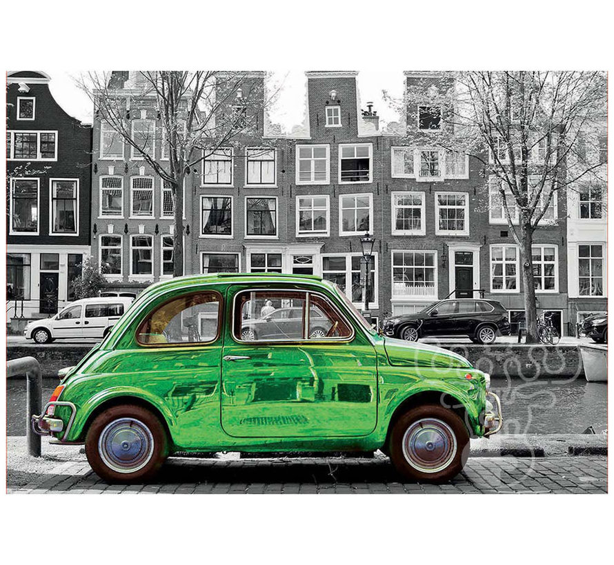 FINAL SALE Educa Car in Amsterdam Puzzle 1000pcs RETIRED
