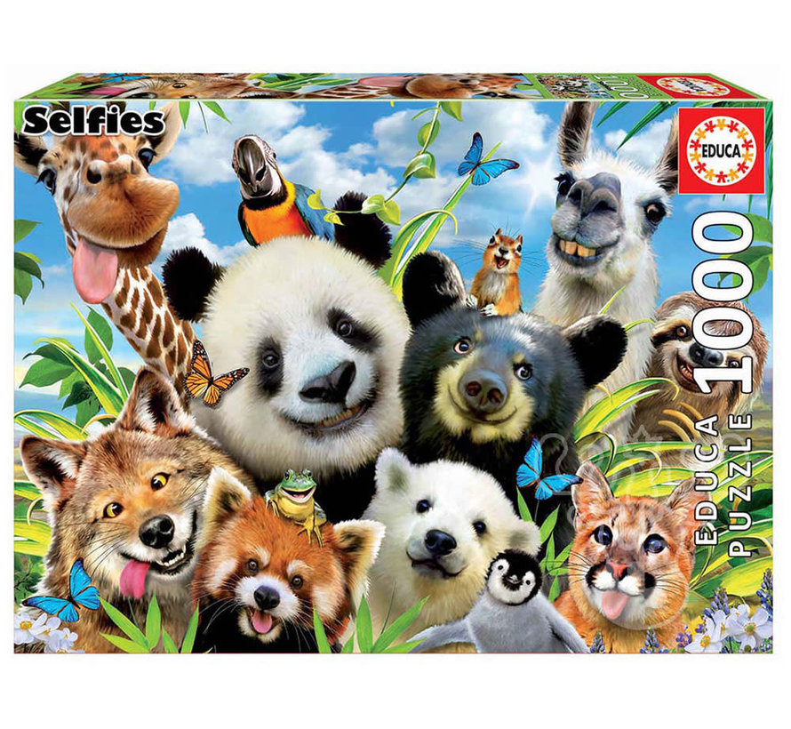 Educa Llama Drama Selfie Puzzle 1000pcs