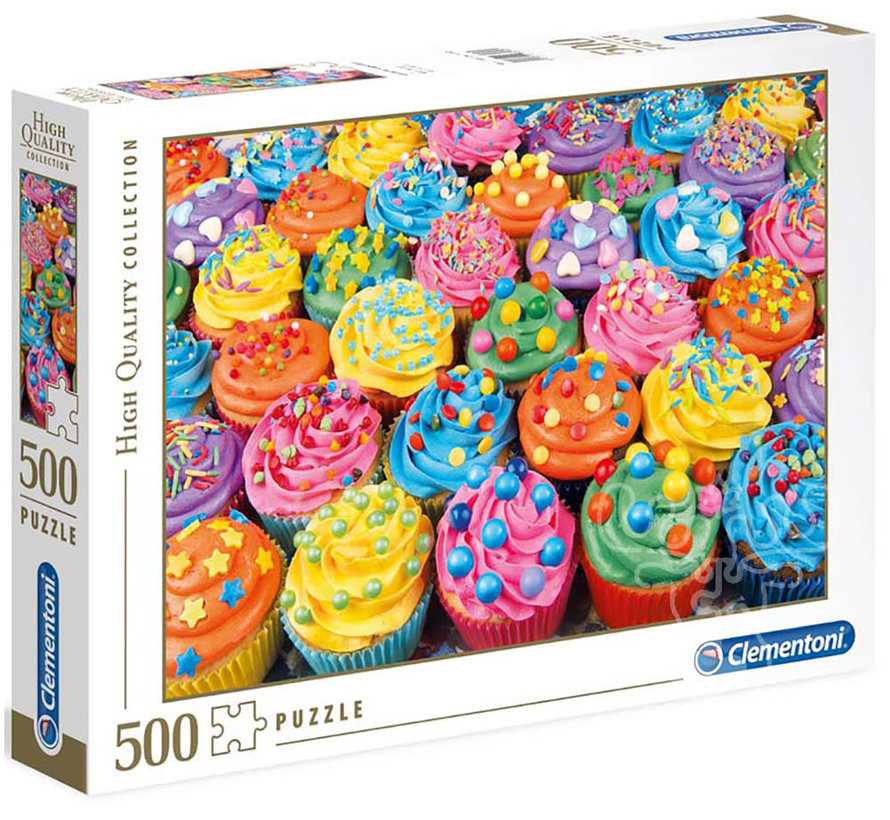 Clementoni Colorful Cupcakes Puzzle 500pcs