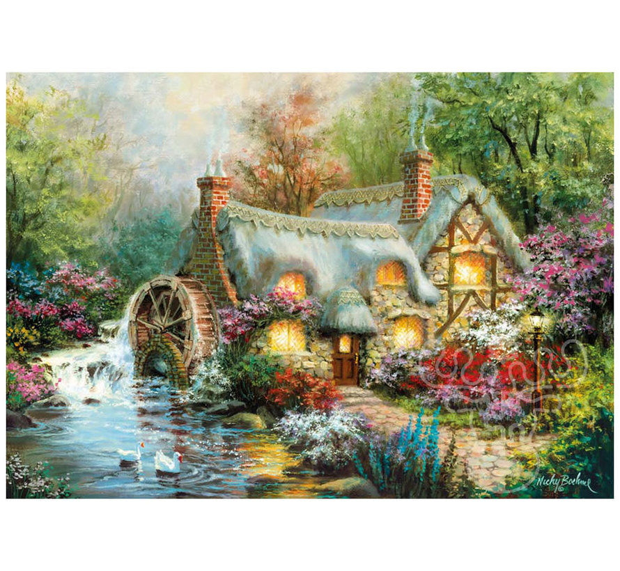 FINAL SALE Clementoni Country Retreat Puzzle 1500pcs - ORIGINAL BOX SIZE