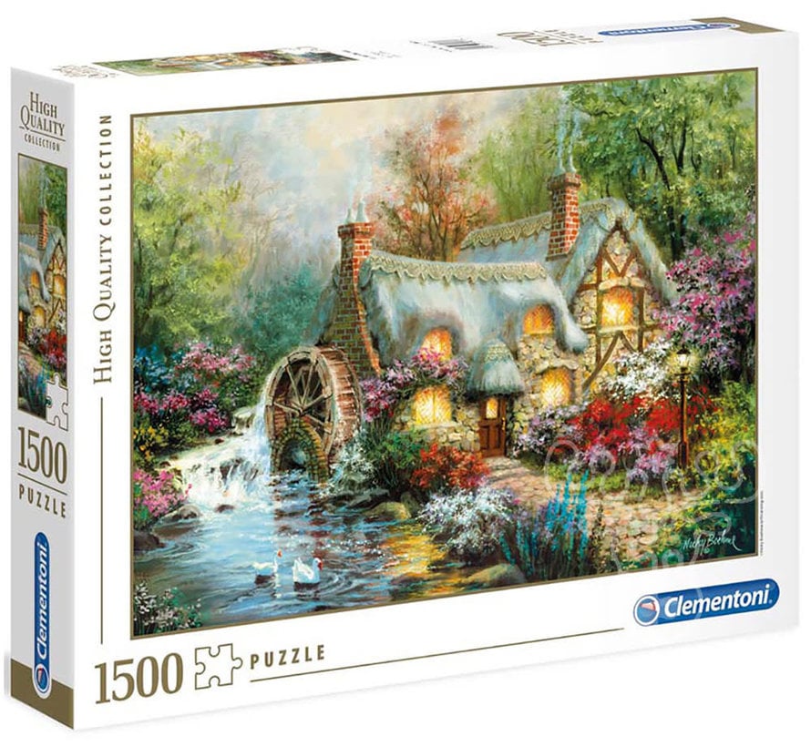 FINAL SALE Clementoni Country Retreat Puzzle 1500pcs - ORIGINAL BOX SIZE