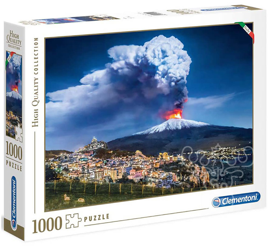 Clementoni Etna Puzzle 1000pcs - ORIGINAL BOX SIZE
