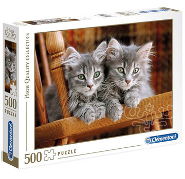 Clementoni FINAL SALE Clementoni Kittens Puzzle 500pcs - ORIGINAL BOX SIZE