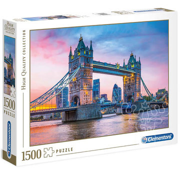 Clementoni FINAL SALE Clementoni Tower Bridge Sunset Puzzle 1500pcs - ORIGINAL BOX SIZE