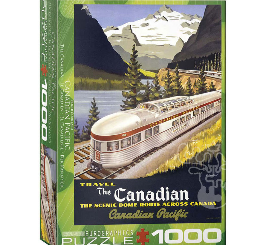 Eurographics Vintage: Canadian Pacific: Travel the Canadian Puzzle 1000pcs
