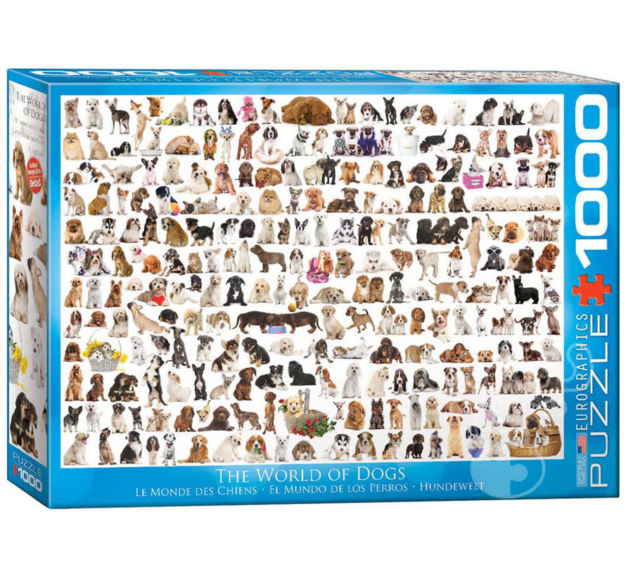 Eurographics Chart: The World of Dogs Puzzle 1000pcs