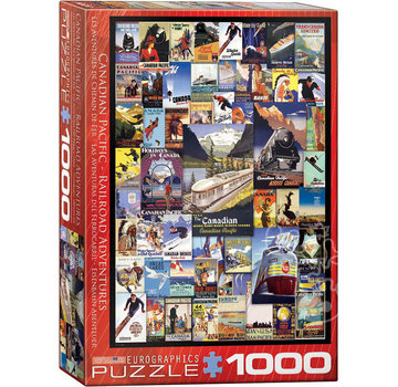Eurographics Eurographics Vintage: Canadian Pacific Railroad Adventures Puzzle 1000pcs