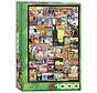 Eurographics Vintage: Travel Around the World - Vintage Posters Puzzle 1000pcs