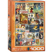 Eurographics Eurographics Vintage Bicycle Posters Puzzle 1000pcs