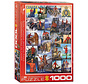Eurographics RCMP Collage Puzzle 1000pcs RETIRED