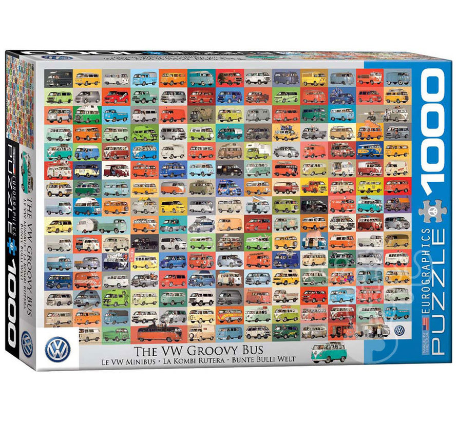 Eurographics The VW Groovy Bus Puzzle 1000pcs