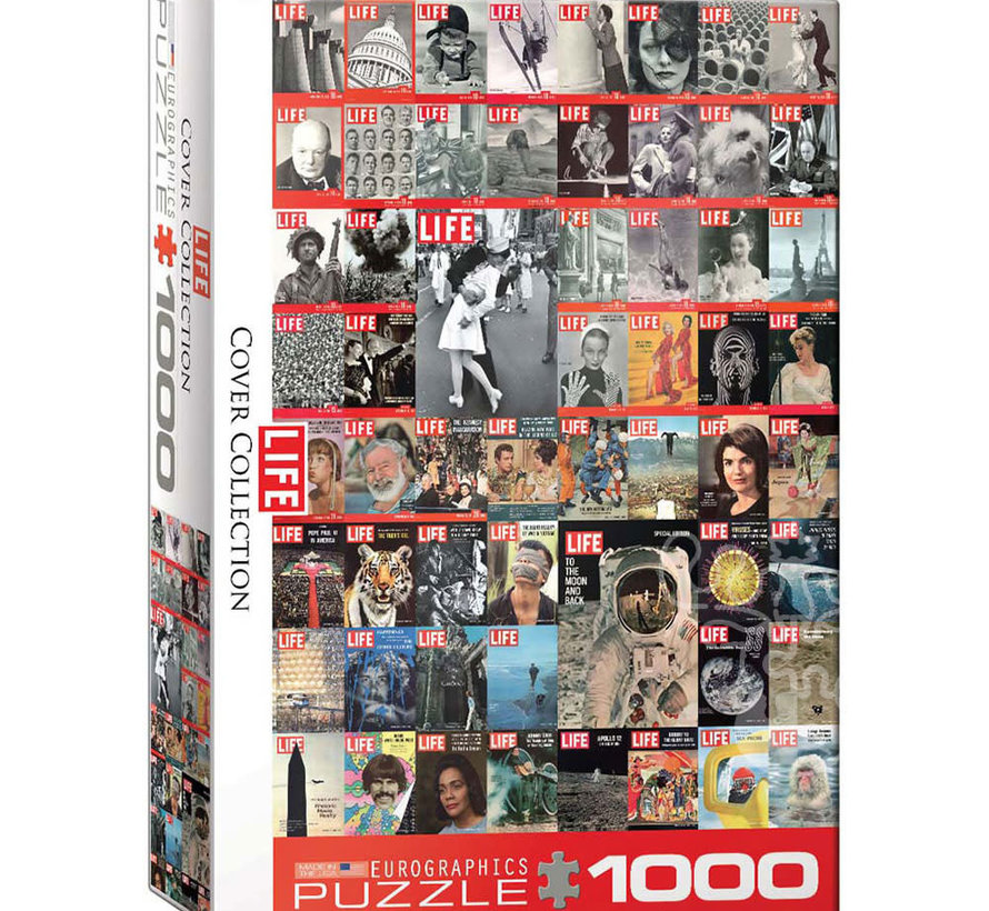Eurographics Celebrity & Music: LIFE Cover Collection Puzzle 1000pcs