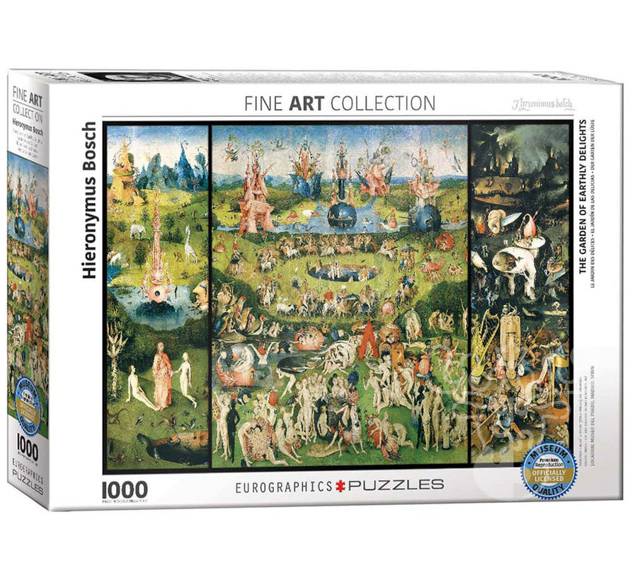 Eurographics Fine Art Bosch: The Garden of Earthly Delights Puzzle 1000pcs