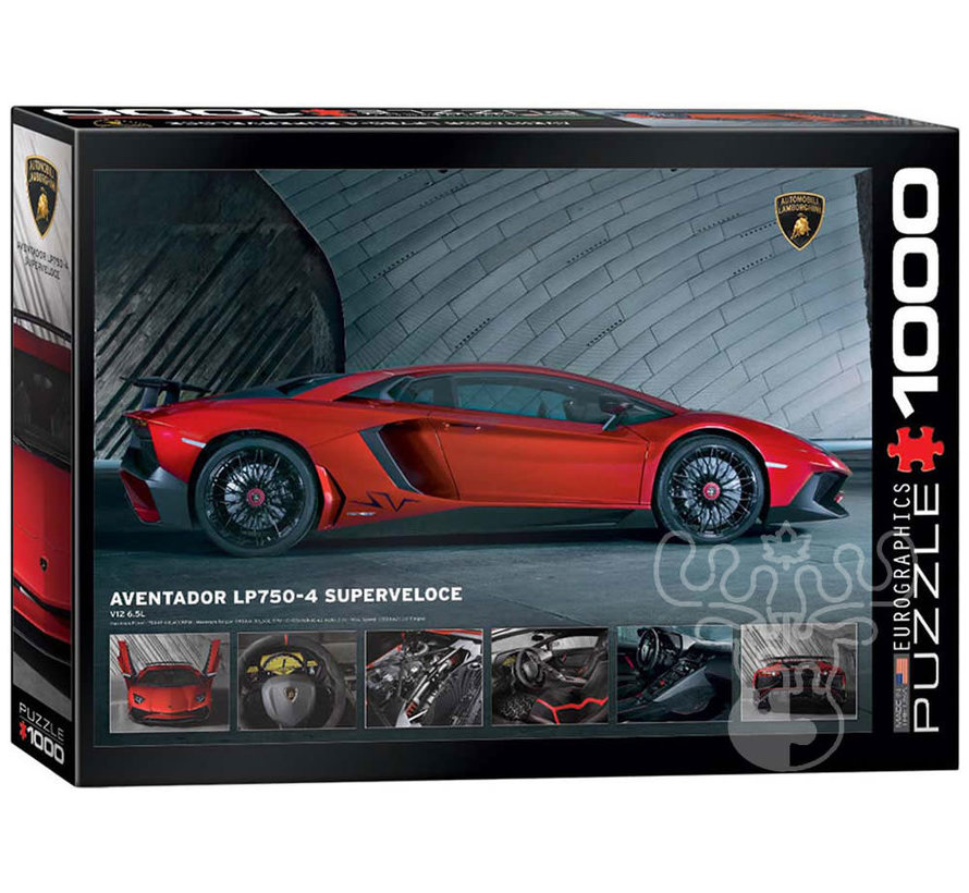 Eurographics Automotive: Lamborghini Aventador LP750-4 Superveloce Puzzle 1000pcs