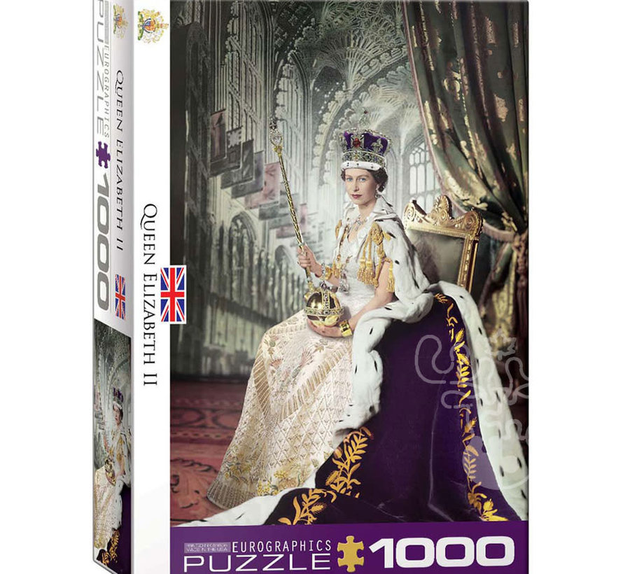 Eurographics Celebrity & Music: Queen Elizabeth II Puzzle 1000pcs