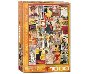 Eurographics Theatre & Opera Vintage Posters Puzzle 1000 pcs