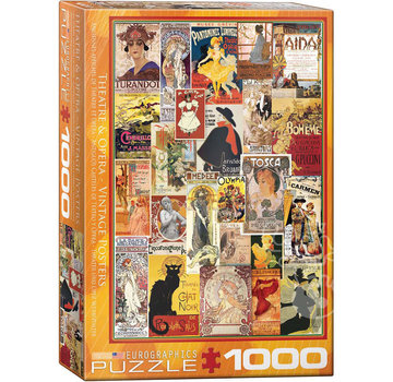 Eurographics Eurographics Vintage: Theatre & Opera Vintage Posters Puzzle 1000pcs