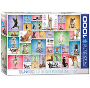 Eurographics Eurographics Chart: Yoga Dogs Puzzle 1000pcs