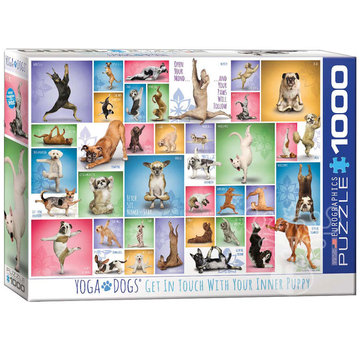 Eurographics Eurographics Yoga Dogs Puzzle 1000pcs