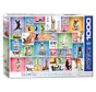 Eurographics Chart: Yoga Dogs Puzzle 1000pcs