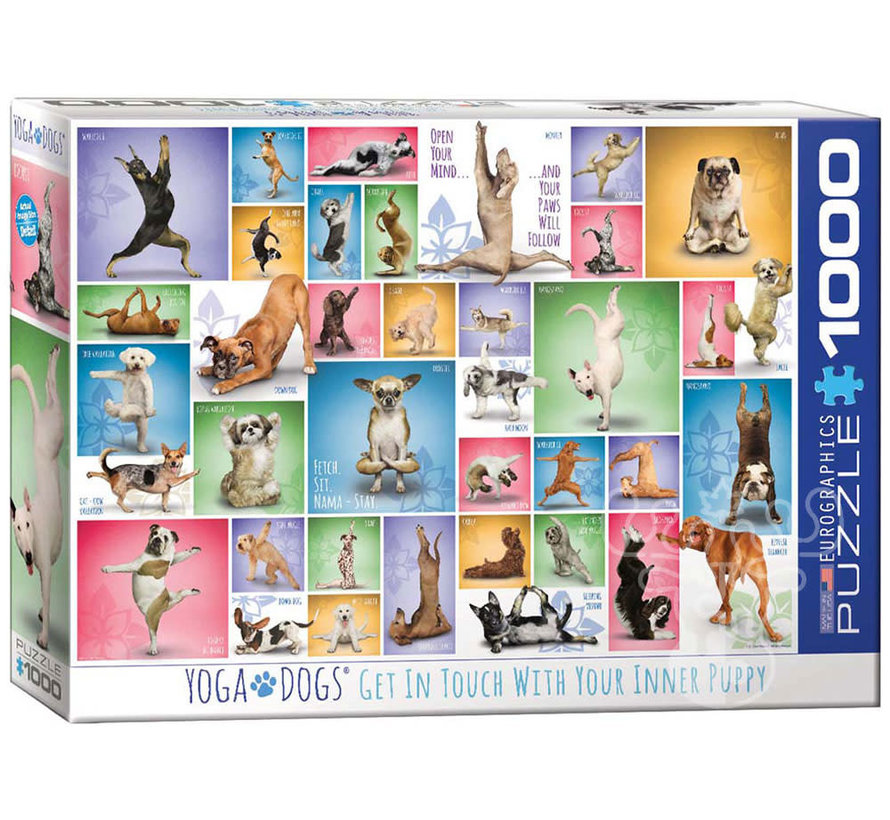 Eurographics Yoga Dogs Puzzle 1000pcs