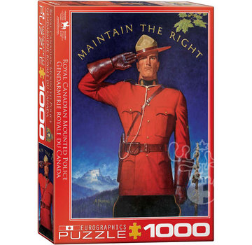 Eurographics FINAL SALE Eurographics Vintage: RCMP Maintain the Right Puzzle 1000pcs RETIRED