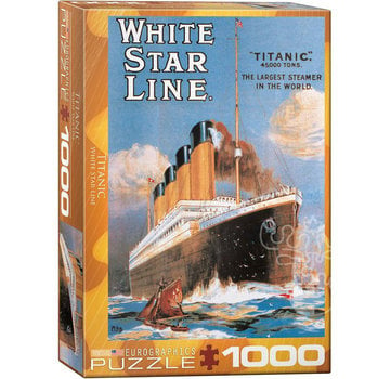 Eurographics Eurographics Titanic White Star Line Puzzle 1000pcs