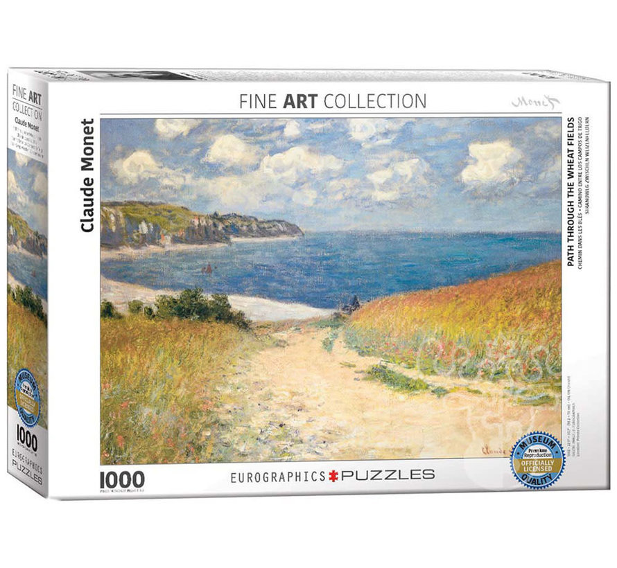 Eurographics Monet: Path Through the Wheat Fields Puzzle 1000pcs