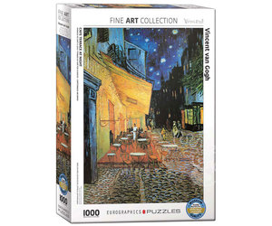 Eurographics Cafe Terrace at Night Puzzle 1000 pcs - Puzzles Canada