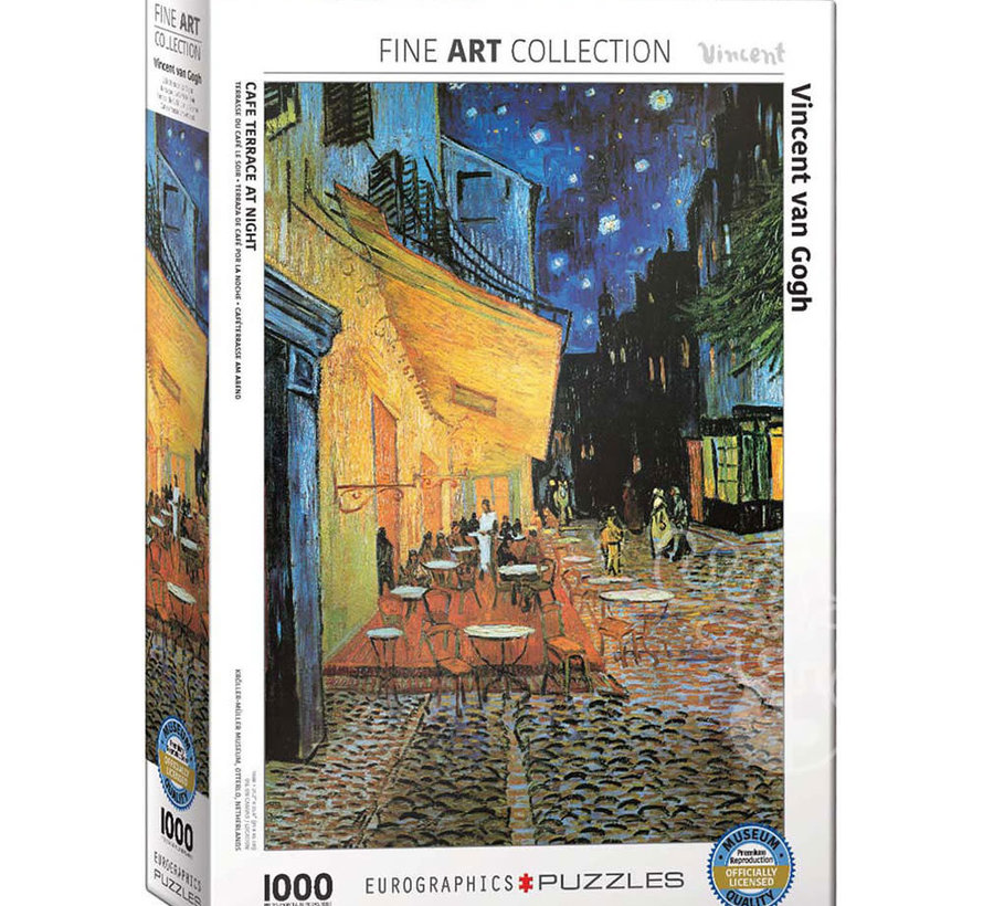 Eurographics Fine Art van Gogh: Cafe Terrace at Night Puzzle 1000pcs