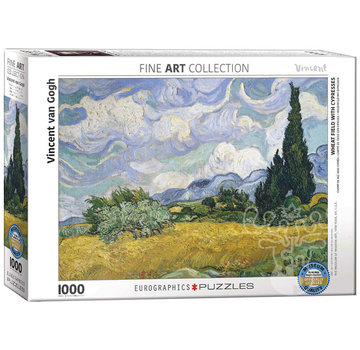 Eurographics Eurographics van Gogh: Wheat Field with Cypresses Puzzle 1000pcs