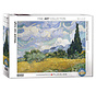 Eurographics Fine Art van Gogh: Wheat Field with Cypresses Puzzle 1000pcs