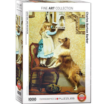 Eurographics Eurographics Barber: Little Girl and Her Sheltie Puzzle 1000pcs RETIRED