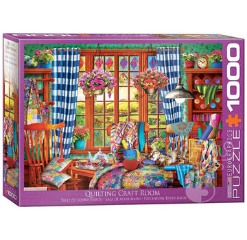 Eurographics Eurographics Artist Label Marchetti: Quilting Craft Room Puzzle 1000pcs