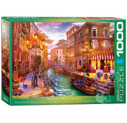 Eurographics Eurographics Artist Label Davison: Sunset Over Venice Puzzle 1000pcs