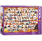 Eurographics Eurographics Seasonal: Halloween Pets Puzzle 1000pcs