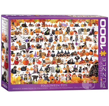 Eurographics Eurographics Seasonal: Halloween Pets Puzzle 1000pcs