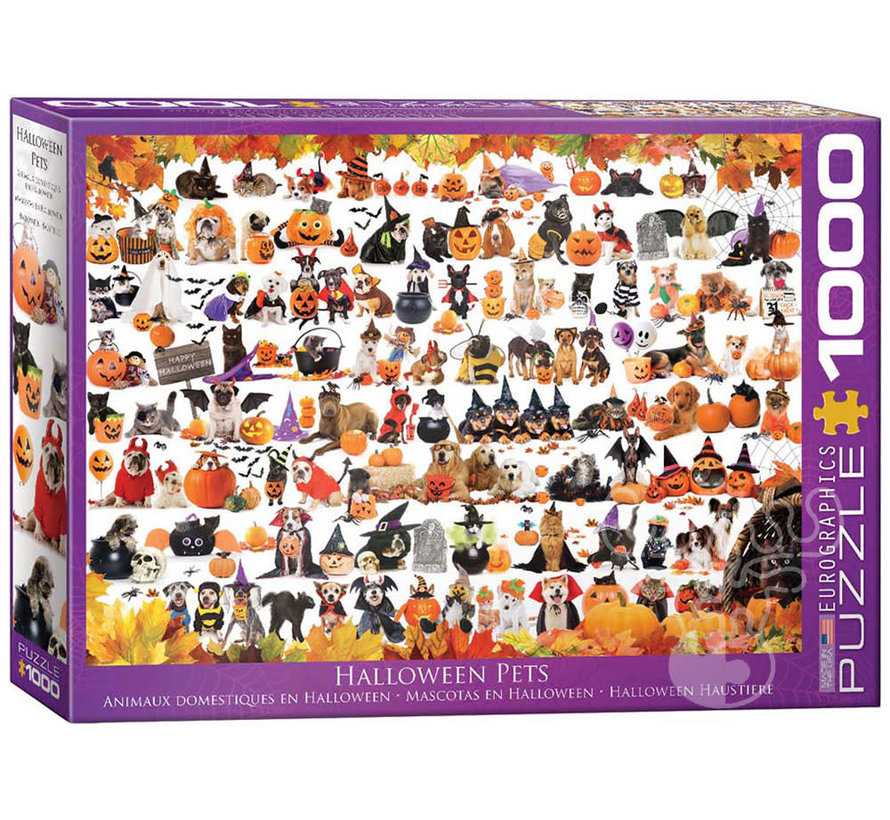 Eurographics Seasonal: Halloween Pets Puzzle 1000pcs