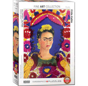 Eurographics Eurographics Fine Art Kahlo, Frida: Self Portrait the Frame Puzzle 1000pcs