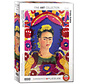 Eurographics Fine Art Frida: Self Portrait the Frame Puzzle 1000pcs