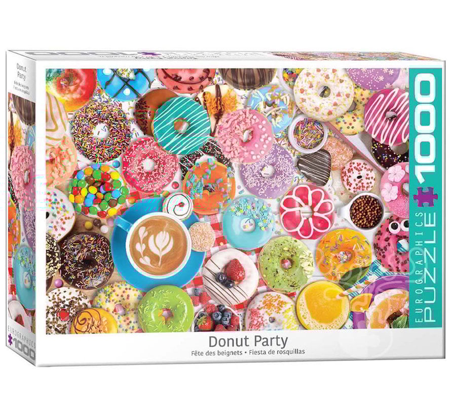 Eurographics Food: Donut Party - Sweet Collection Puzzle 1000pcs