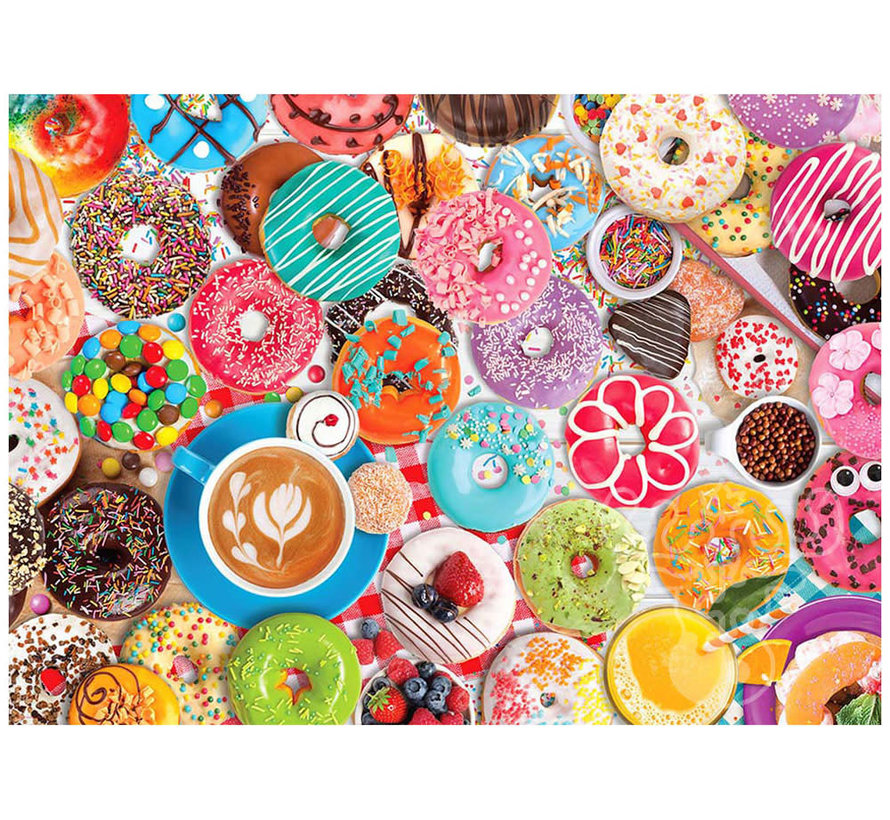 Eurographics Food: Donut Party - Sweet Collection Puzzle 1000pcs