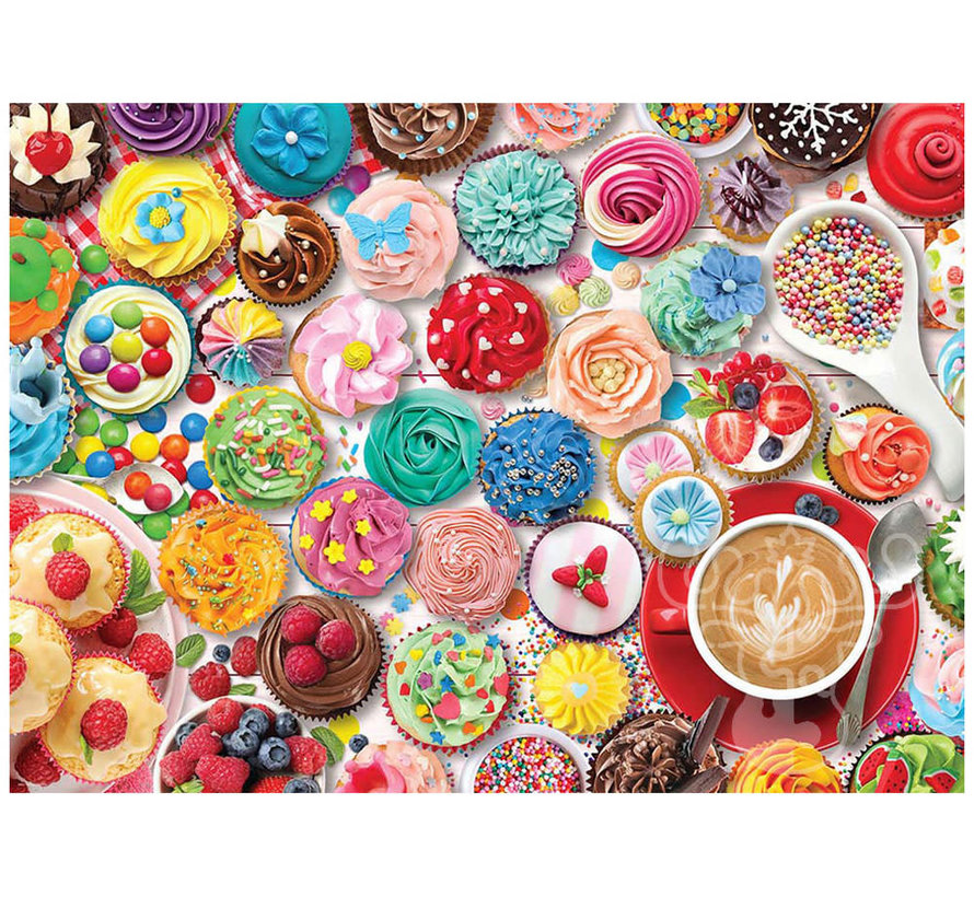 Eurographics Food: Cupcake Party - Sweet Collection Puzzle 1000pcs