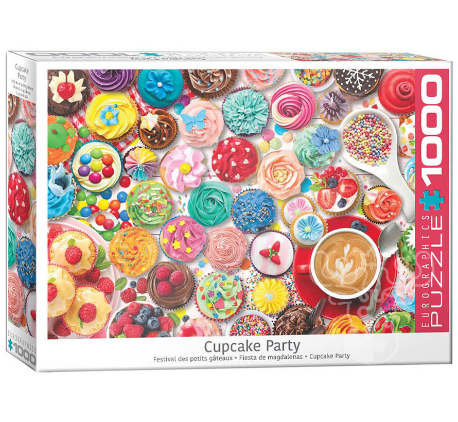 Eurographics Food: Cupcake Party - Sweet Collection Puzzle 1000pcs